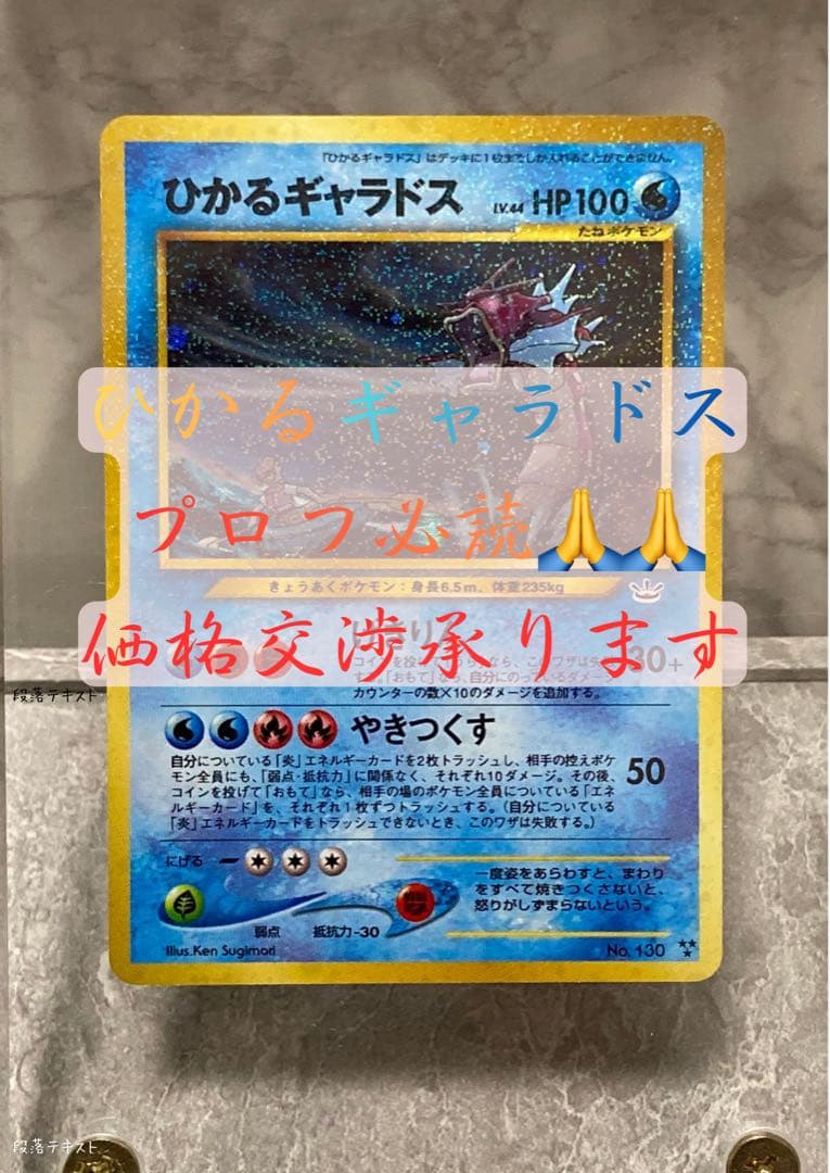 ひかるギャラドス HP100