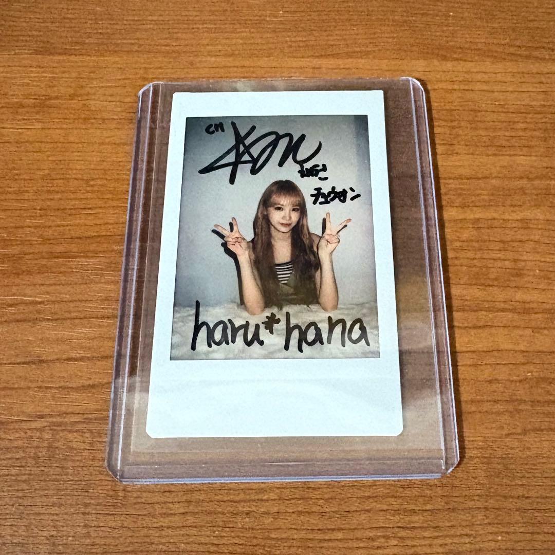 IZ*ONE チェウォン 直筆サイン入りポラロイド