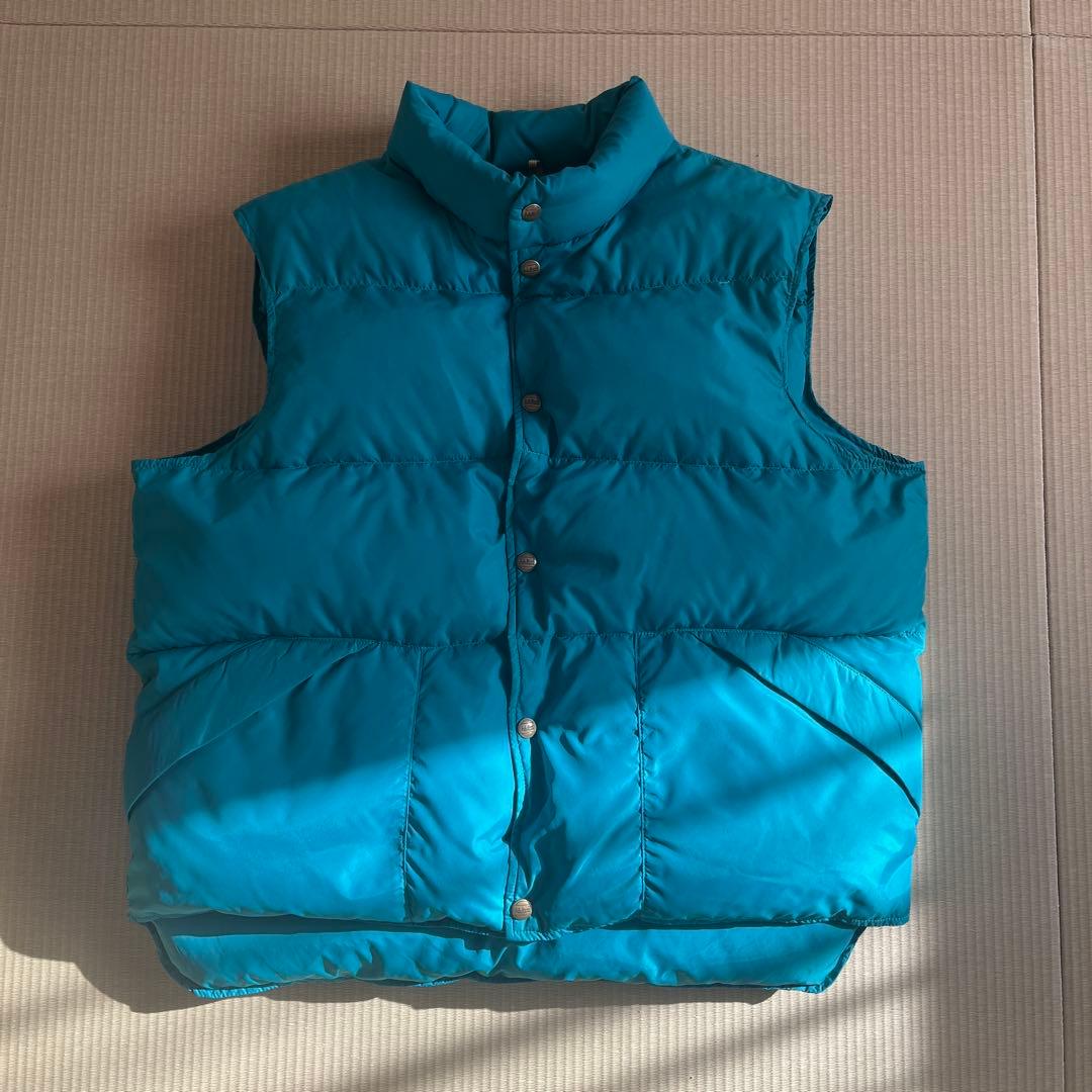 L*T様 80s　L.L.Bean　エメラルドグリーン　ダウンベスト　USA製