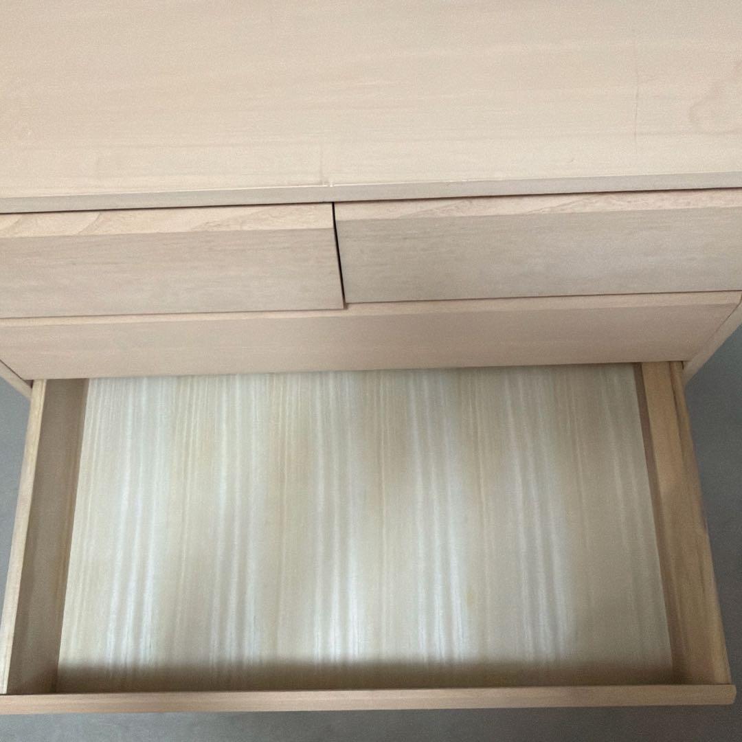 ディノス　桐チェスト　クローゼット用　キャスター付き