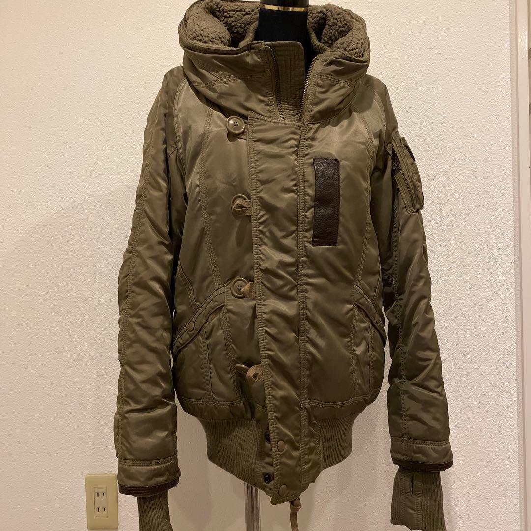 ゴアカンパニーフード付き ミリタリージャケット　goa ボンバージャケット