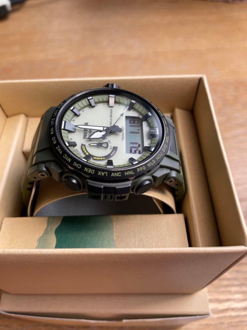 ヒナ吉 CASIOプロトレックPRW-61LD-3JF 10気圧防水