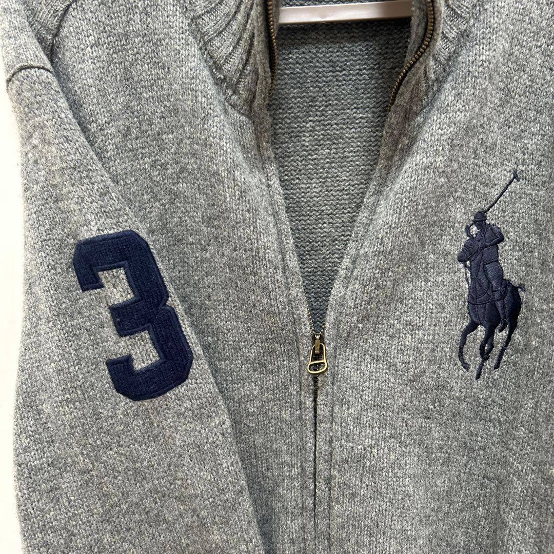 ラルフローレン フルジップニットカーディガン