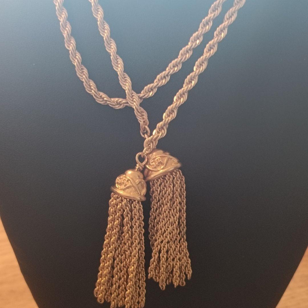 ソニアリキエル　ゴールド タッセルデザイン ロングネックレス