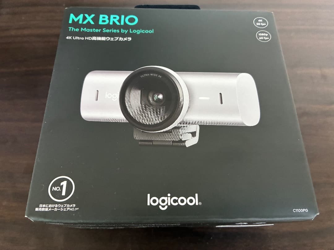 【新品未開封・格安】ロジクール MX BRIO 4K ウェブカメラ C1100