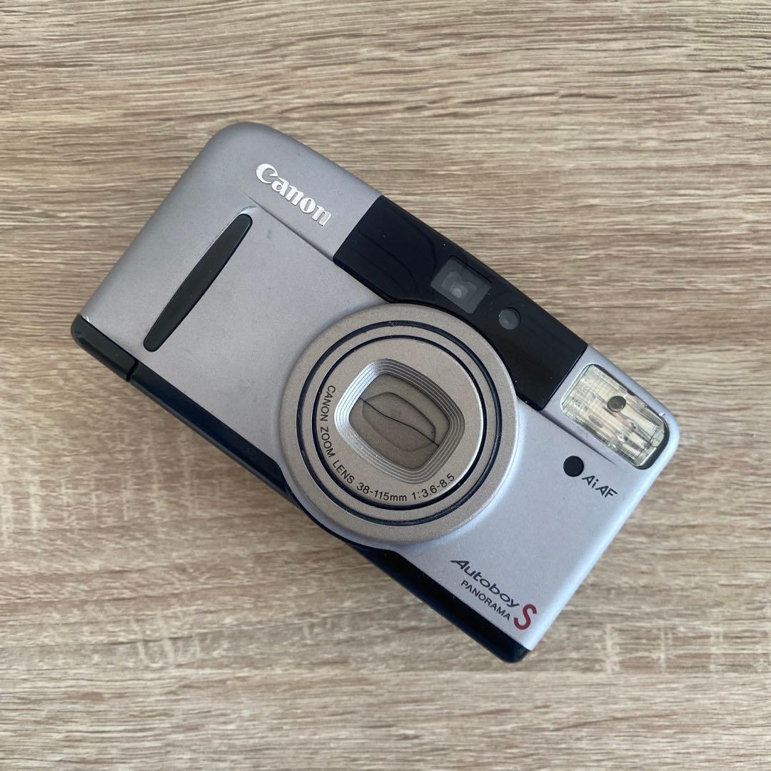 完動品【済んだ色彩のエモい写り】人気機種Canon Autoboy S 電池つき