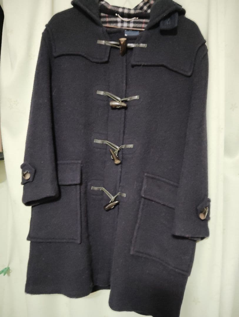 BURBERRYネイビー ダッフルコート