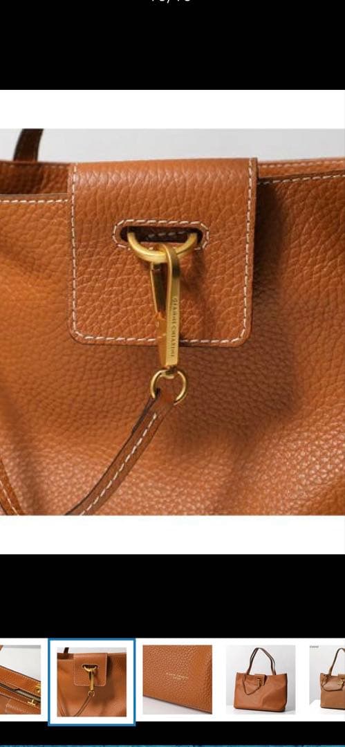 新品未使用　ジャンニキアリーニ マリソルL 定価72,600円　トートバッグ　黒