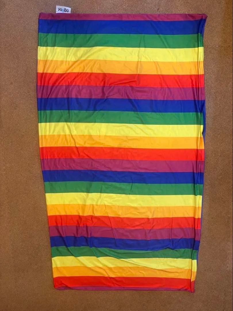 ヨギボー　MAX カバー　レインボー　yogibo