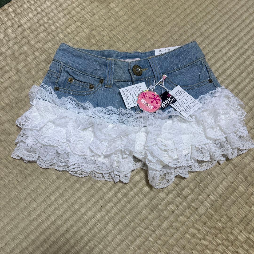 新品タグ付き!!激レア！MARSガーターデニムショートパンツ