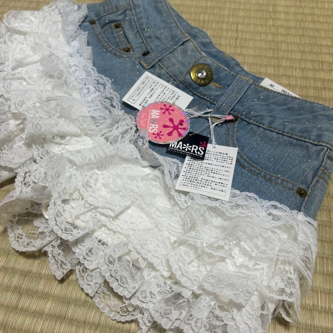 新品タグ付き!!激レア！MARSガーターデニムショートパンツ