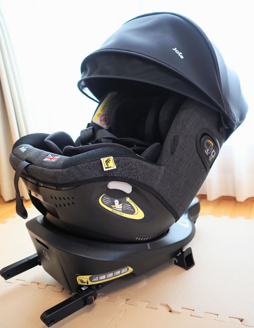 Joie チャイルドシート アイ・アーク360 キャノピー付（ブラック）