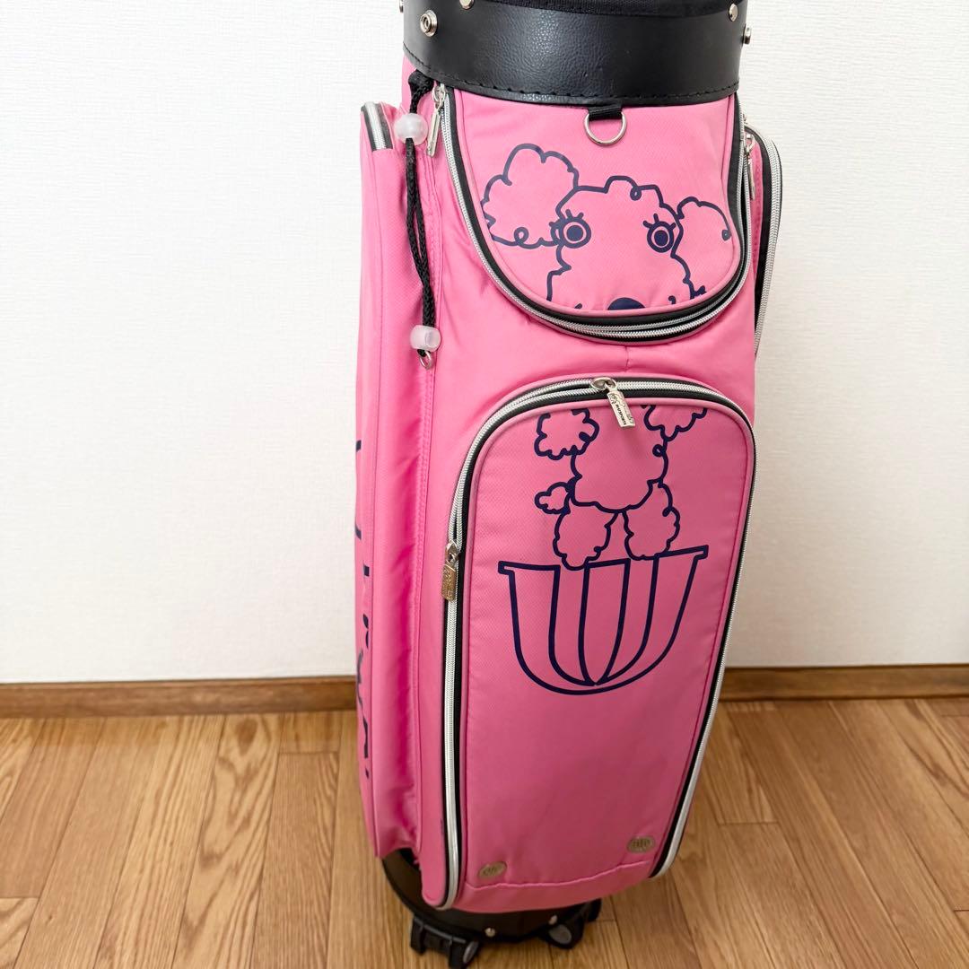 ｍu ＳＰＯＲＴＳ レディース キャディバッグ【ピンク】