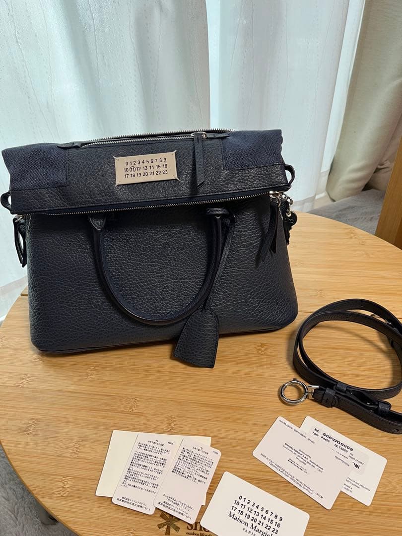 n*中様 Margiela 5AC ミディアム ネイビー(スレート) マルジェラ