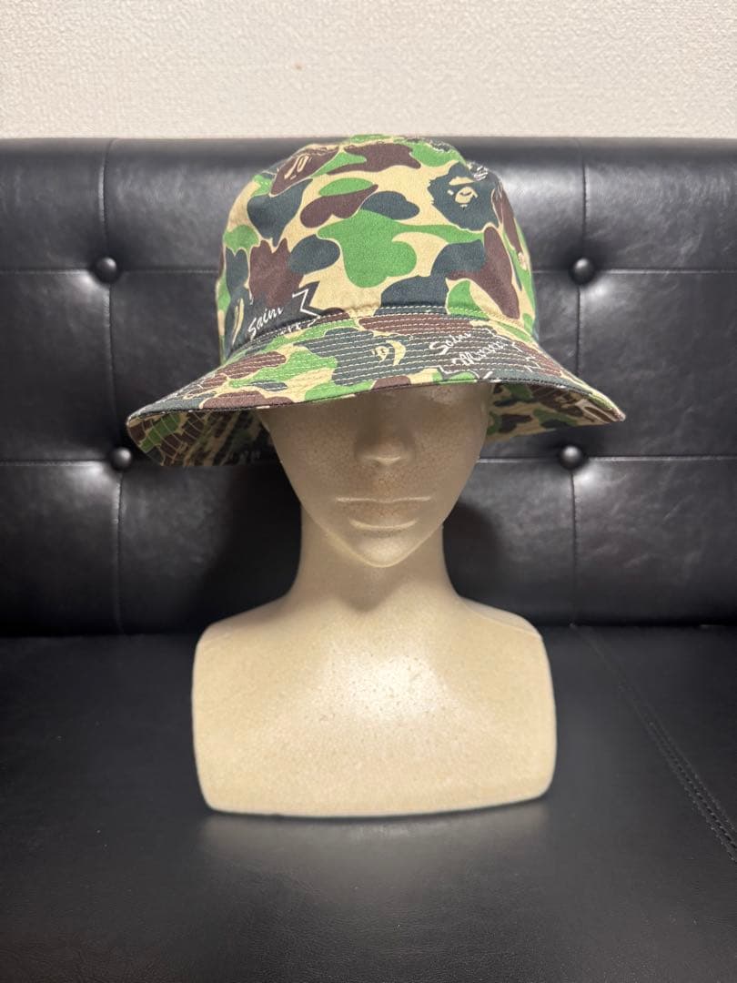 我*人様 SAINT Mxxxxxx APE ABC Camo Bucket H