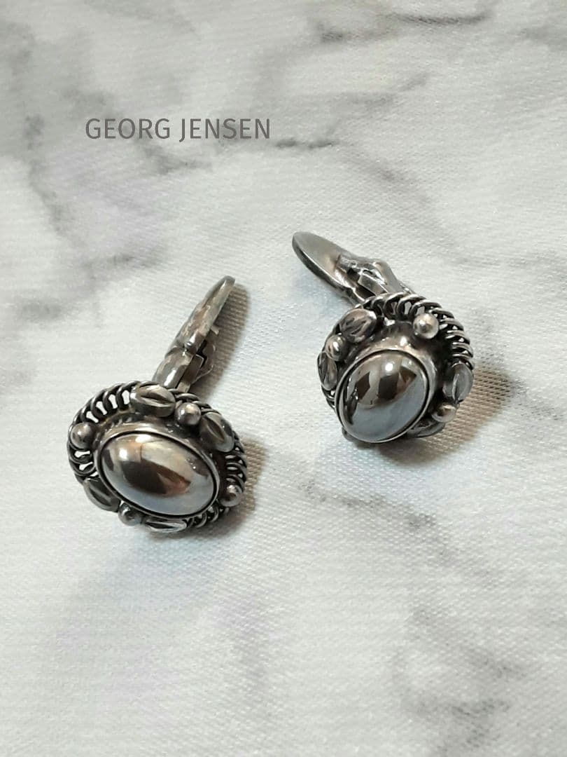   / ジョージ ジェンセン 17 カフス ヘマタイト