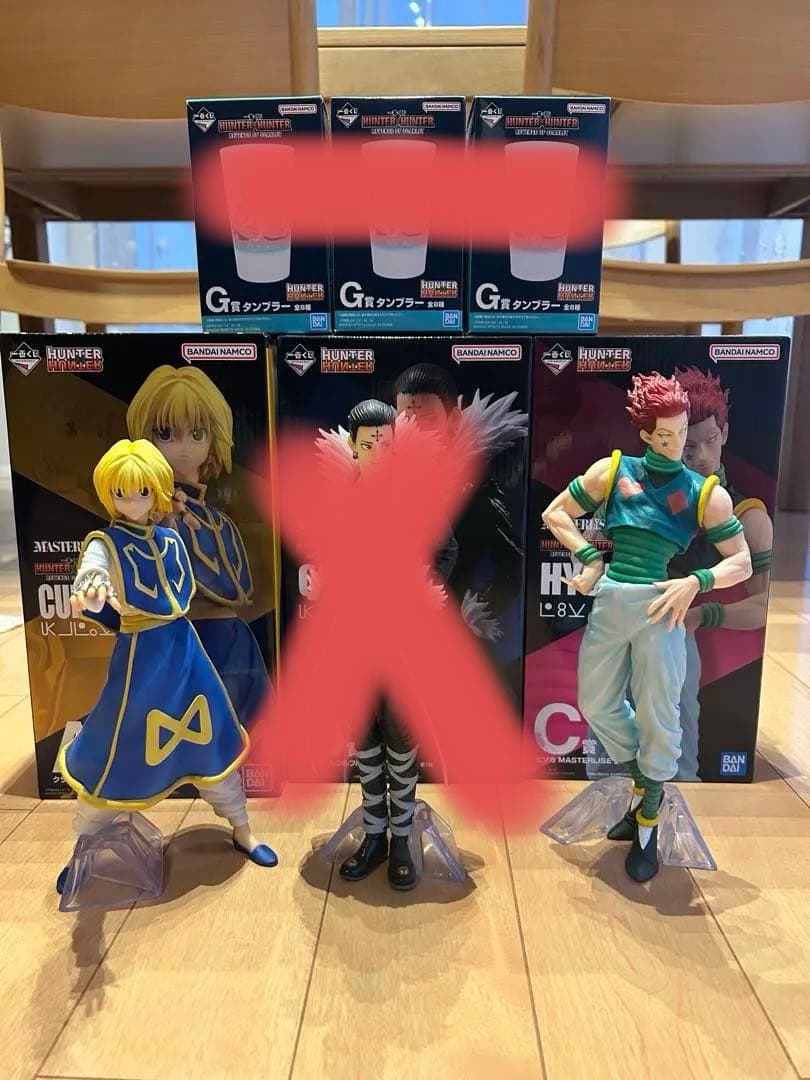 HUNTER×HUNTER 2体セット　クラピカ　ヒソカ　ちょぱえもん
