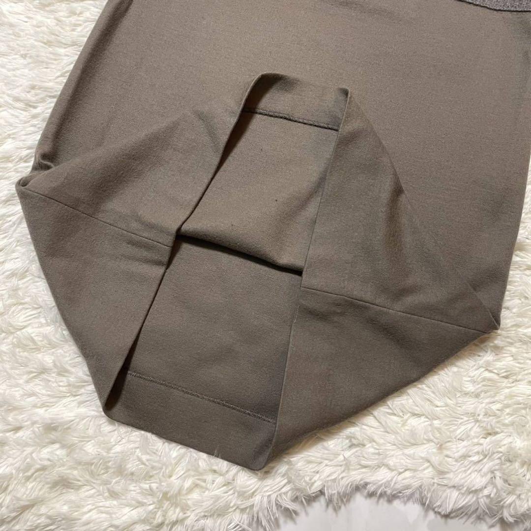 本物 最高級ライン 白タグマックスマーラ ケーブルニット切替 ワンピース