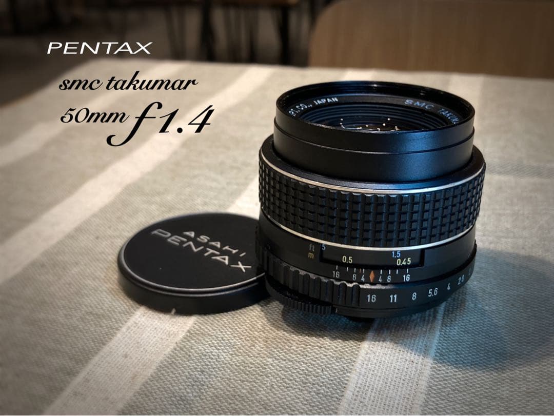 完動品＊美品＊pentax spf&名玉smc f1.4★作例多数！★初期保証