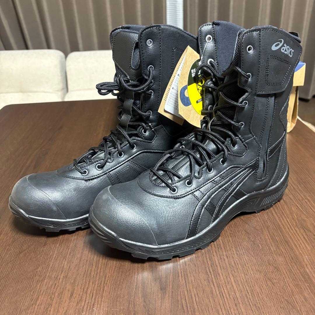 ASICS アシックス ウィンジョブCP405 ブラック×ブラック 26.5cm