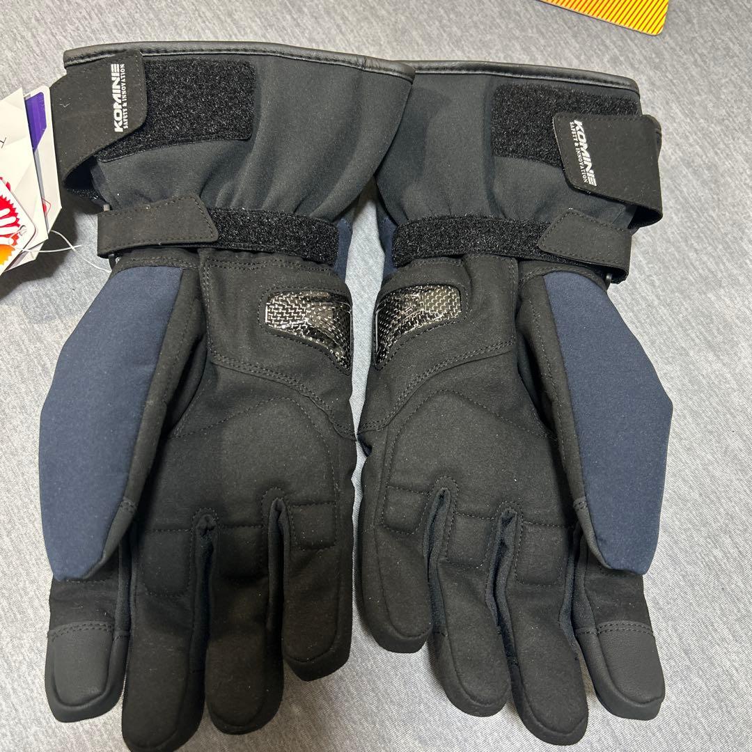 【ほぼ新品】【おまけ付き】コミネ 電熱グローブ、バッテリーセット