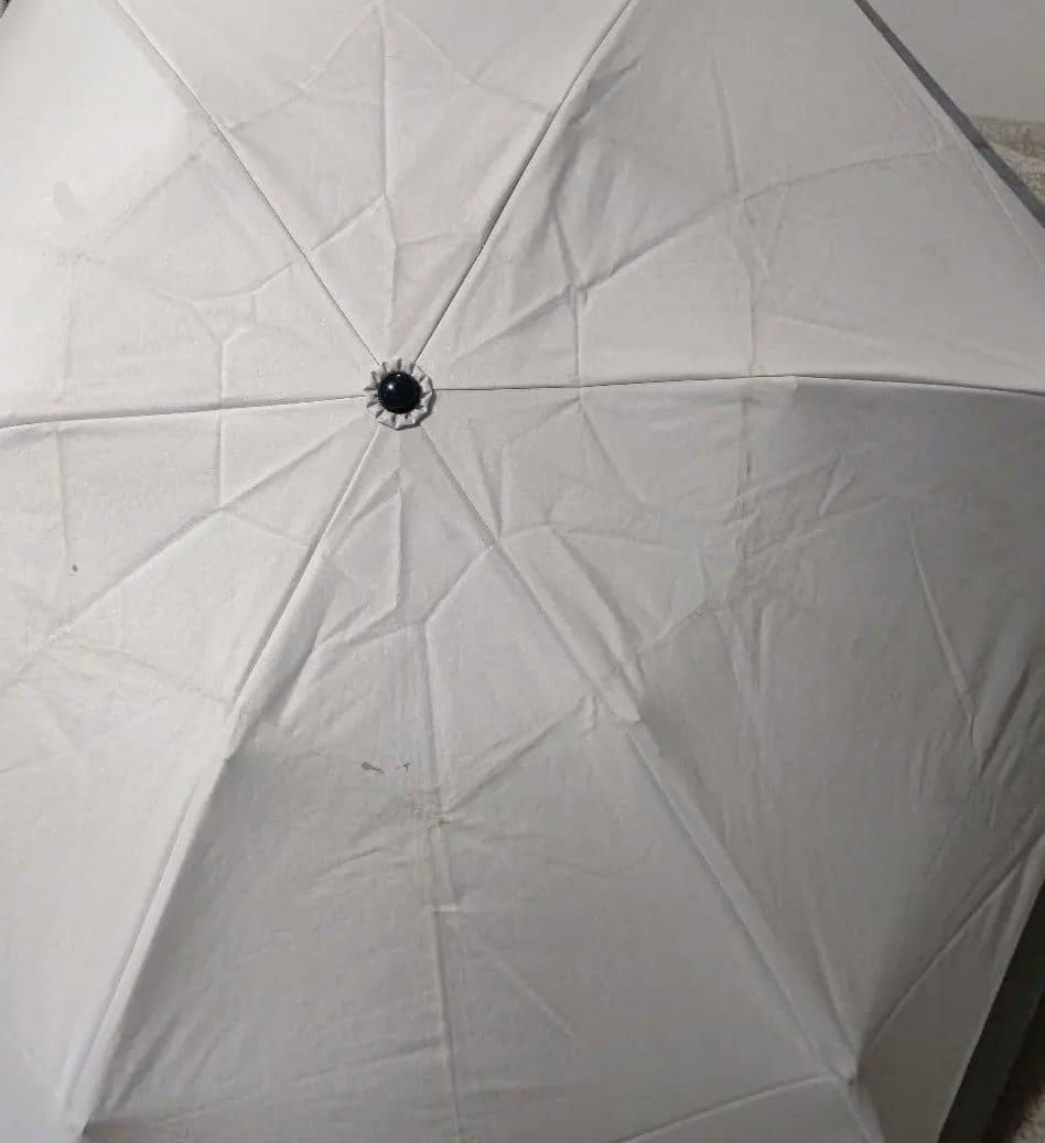 お買い得! サンバリア100 3段折コンビ 薄いホワイトグレーとグレーの組合せ