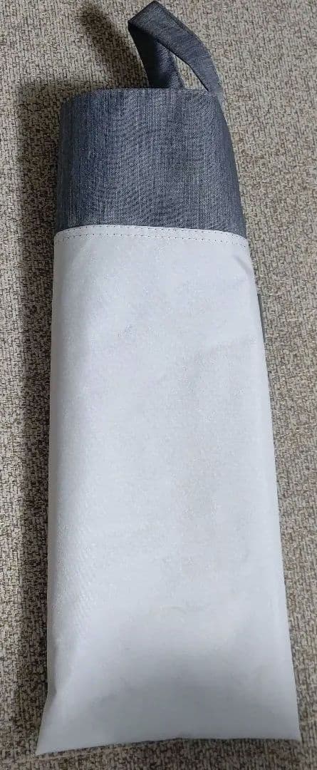 お買い得! サンバリア100 3段折コンビ 薄いホワイトグレーとグレーの組合せ