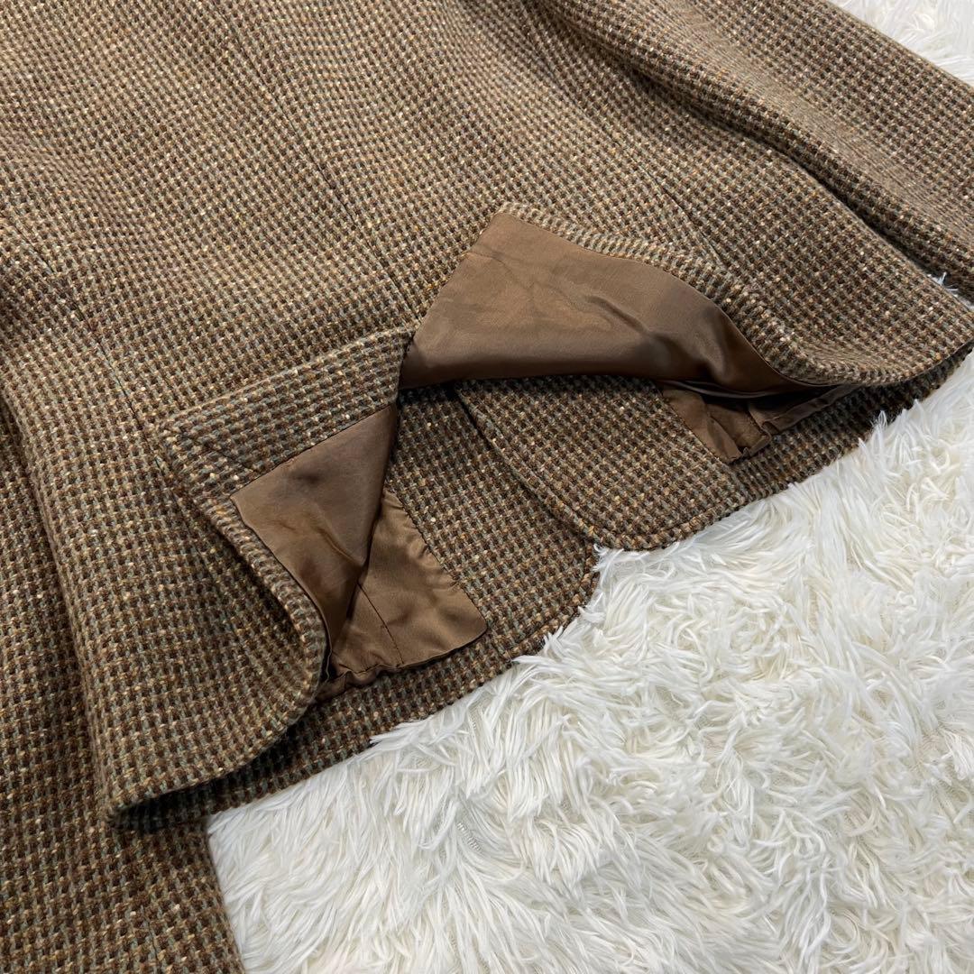 イタリア製✨カシミヤ混✨ラルフローレン　レディースジャケット　ツイード　L相当