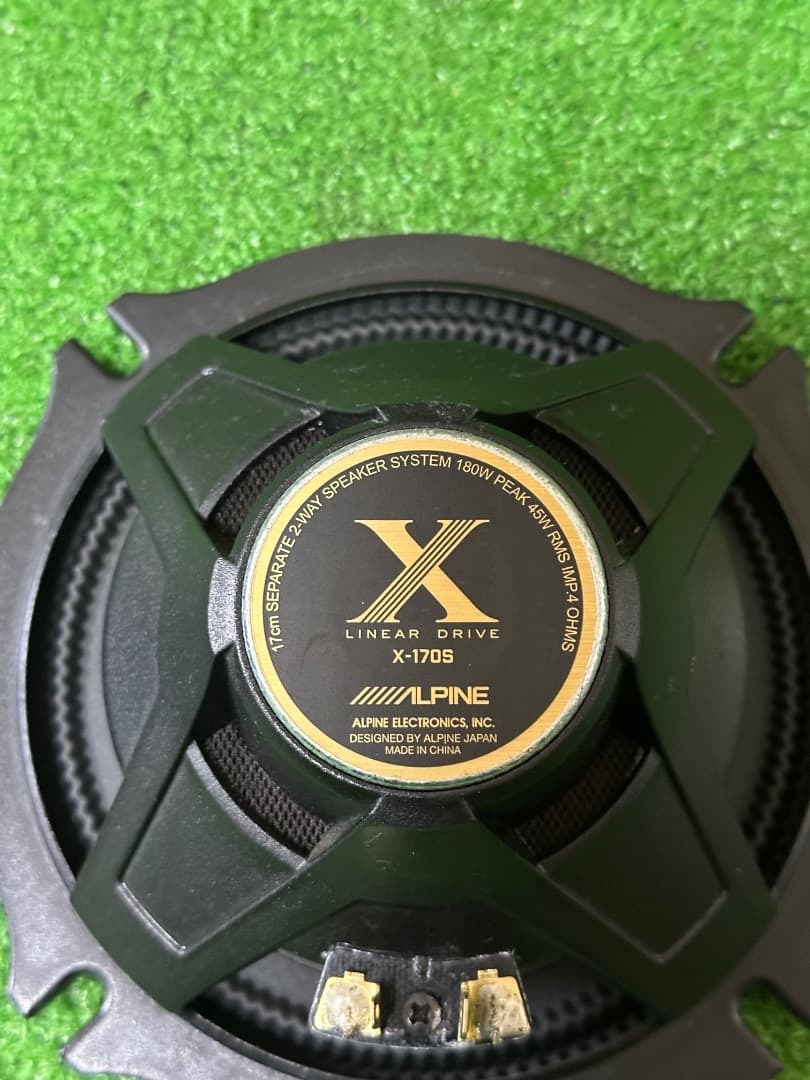 アルパイン X-170S 17cmカースピーカー（ツイーター、ネットワーク付き）