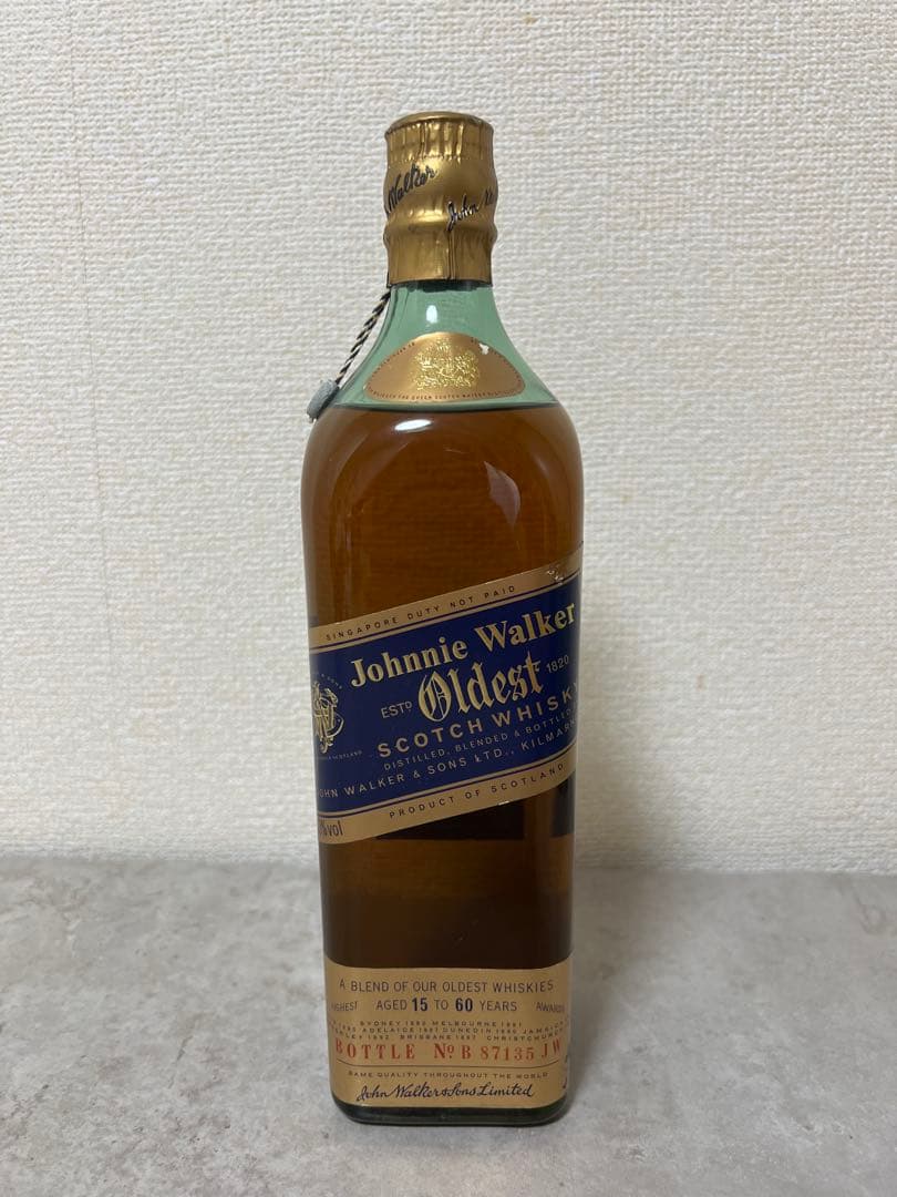 ジョニーウォーカーブルーラベル 750ml 43% Johnnie Walker