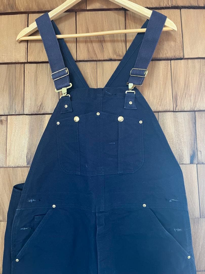 カーハート　オーバーオール　未使用品　ネイビー