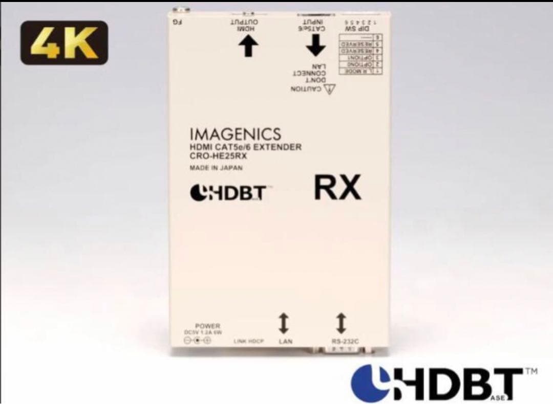 HDMI延長、送受信機　CRO-HE25RX+CRO-HE25TXセット