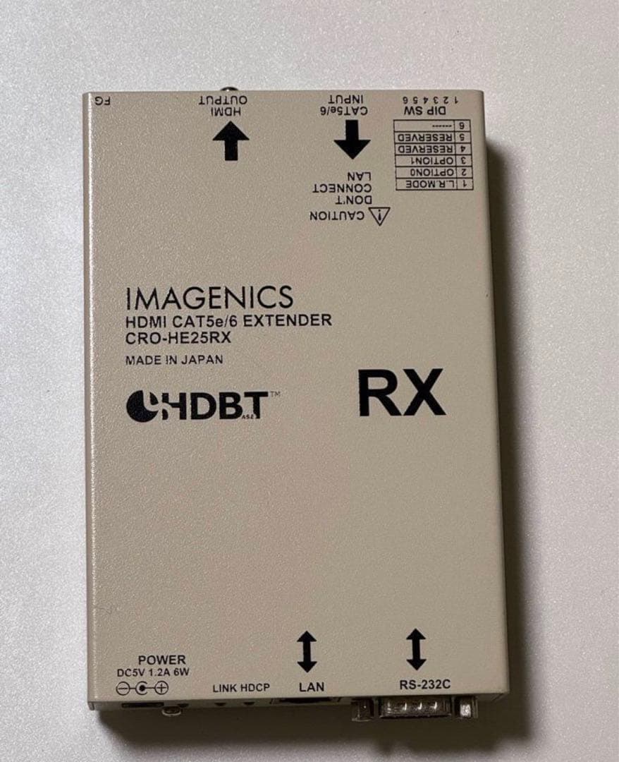 HDMI延長、送受信機　CRO-HE25RX+CRO-HE25TXセット