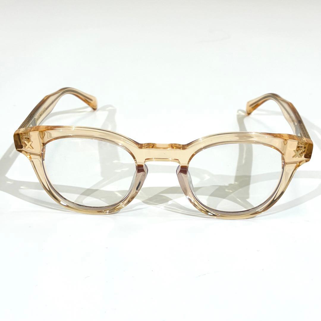 美品★ GOD SELECTION XXX サングラス クリアフレーム 付属品