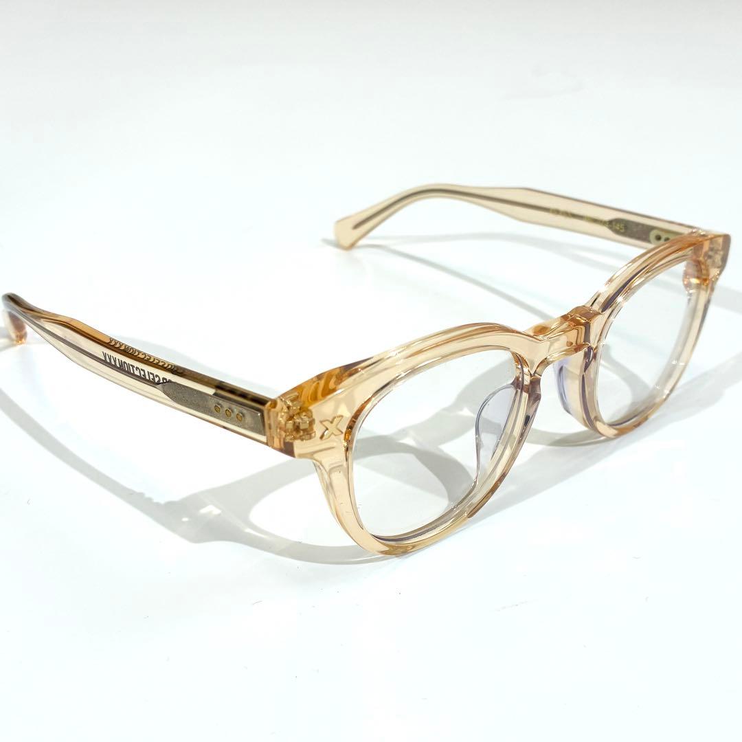 美品★ GOD SELECTION XXX サングラス クリアフレーム 付属品