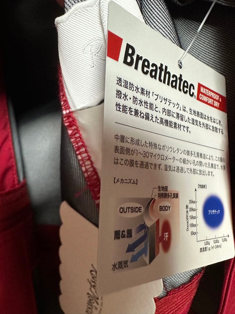 ★kktさま★rosy monsterウォータープルーフレインコートレッド