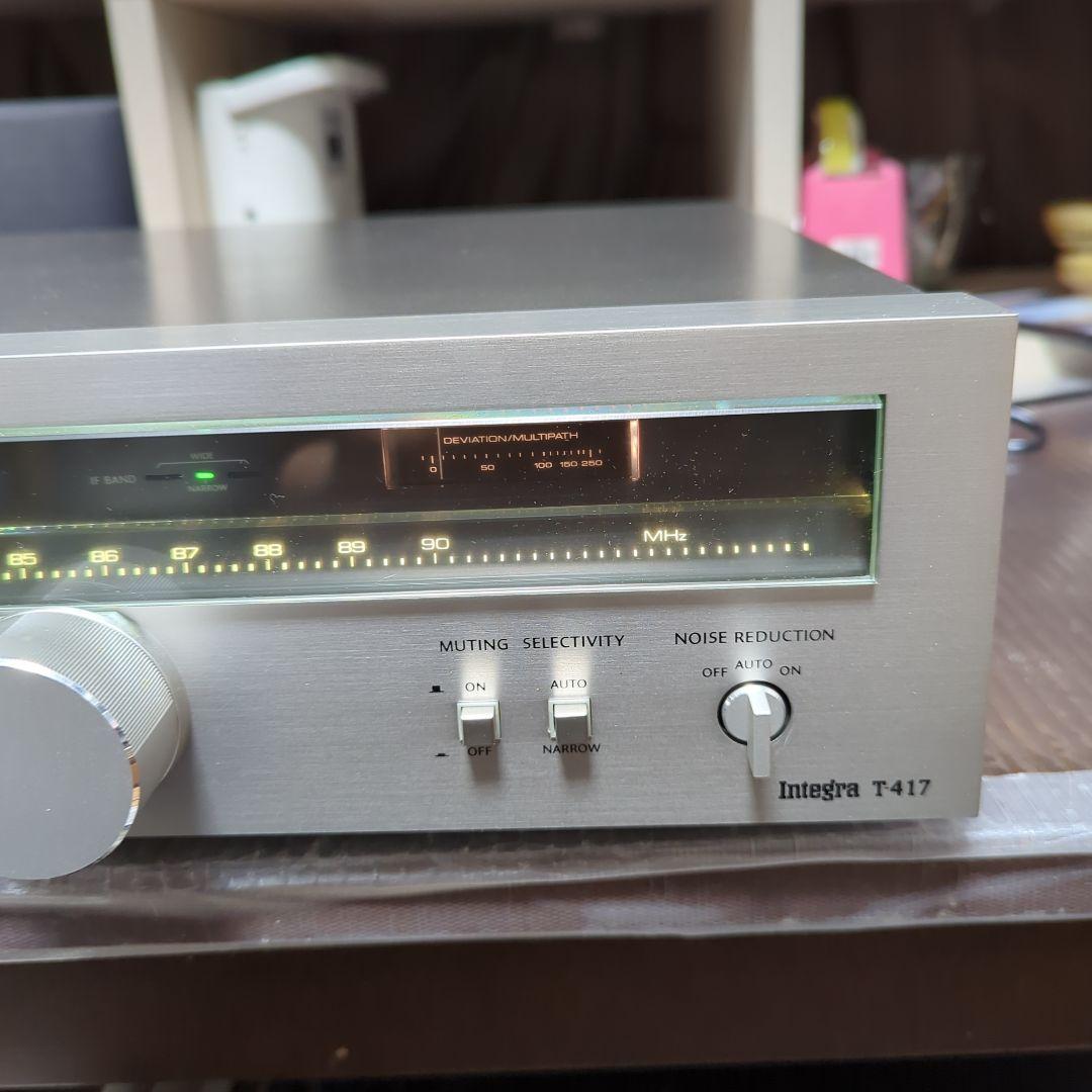 （昭和レトロ 完動 超美品）ONKYO Integra T-417