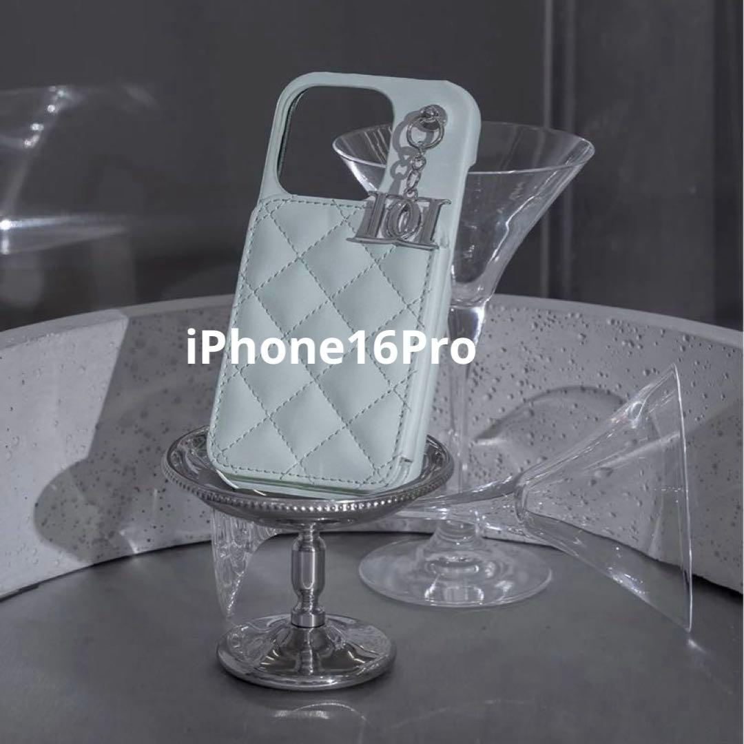 Darich キルティングミラーDDチャームiPhoneケース スマホケース