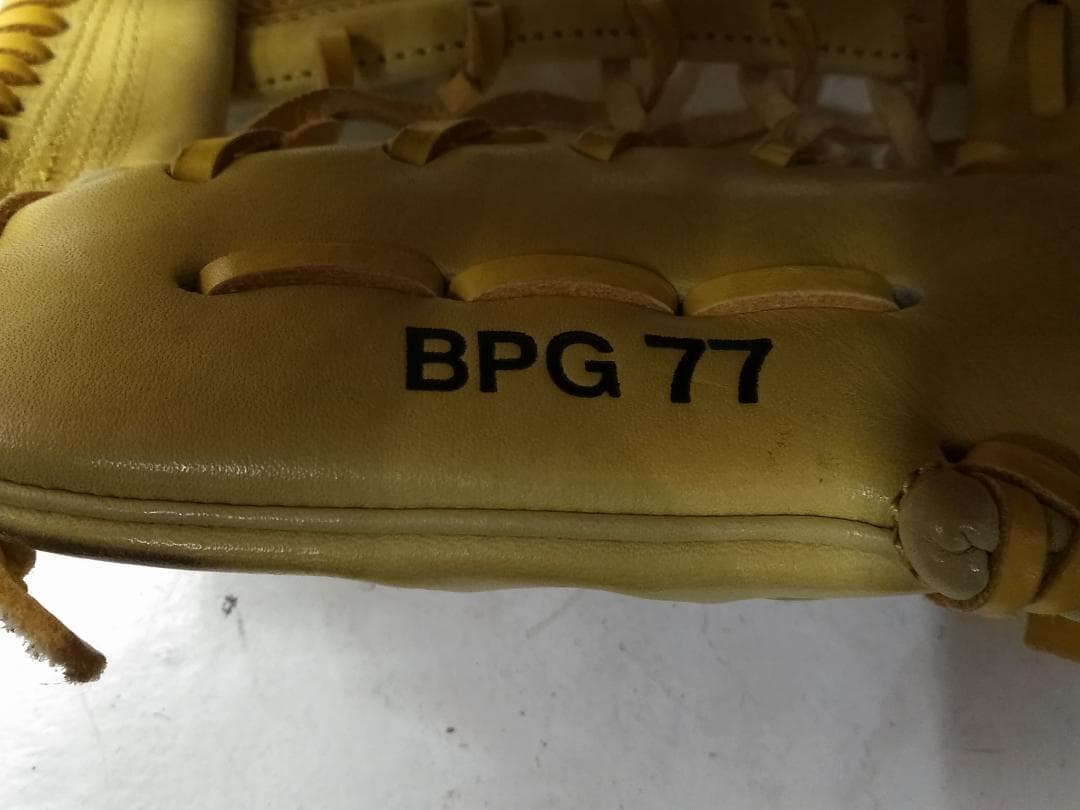 ZETT ゼット プロステータス BPG77 佐藤印 硬式 グローブ 右利き◆