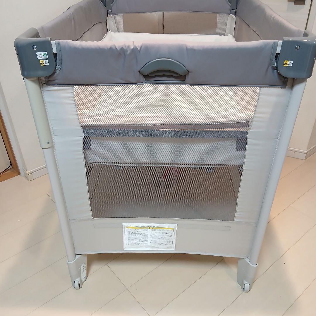 [美品]Aprica ココネルエアーAB グレーベアー　2135700