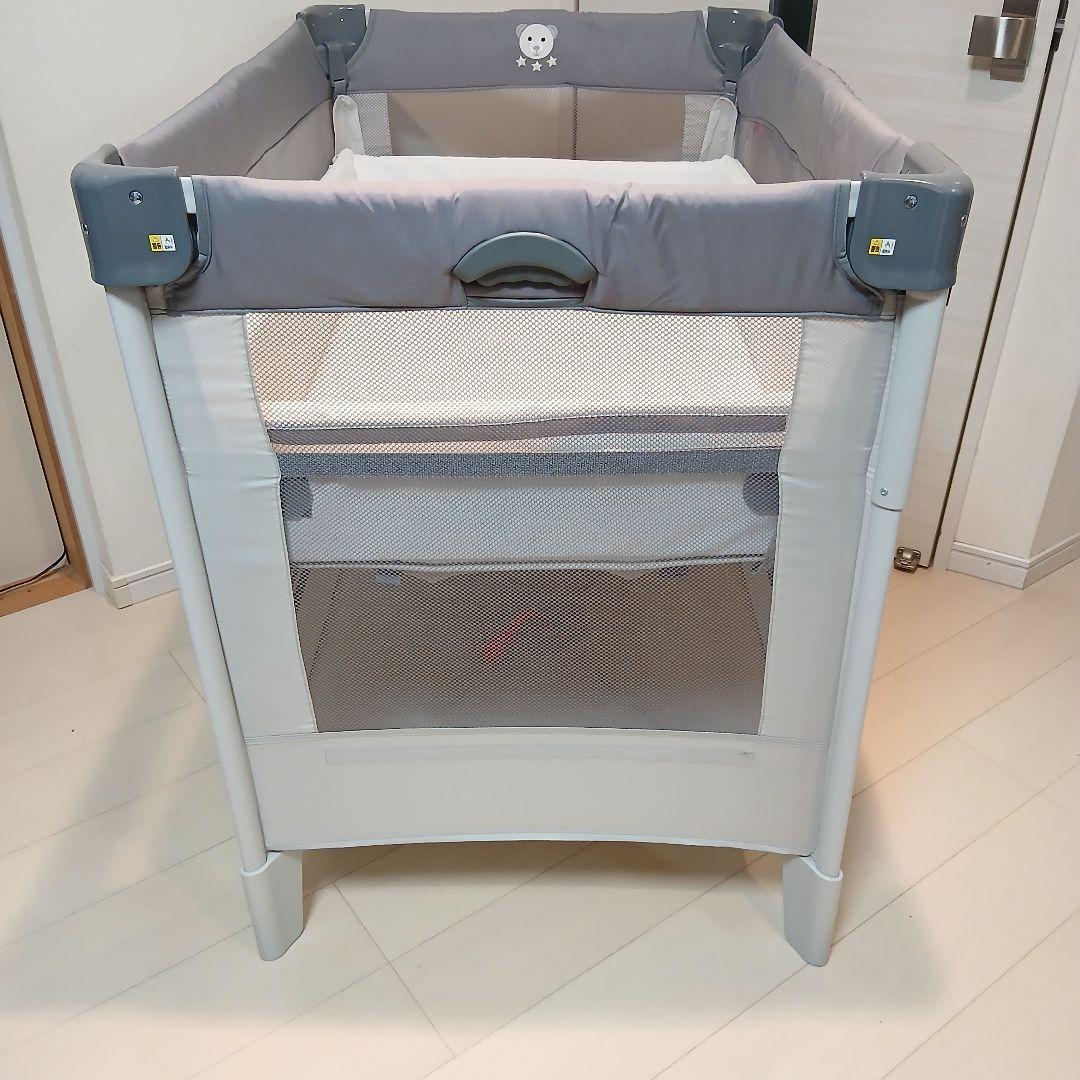 [美品]Aprica ココネルエアーAB グレーベアー　2135700