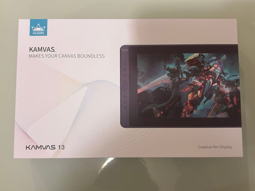 HUION KAMVAS13 GS1331 液タブ　グリーン