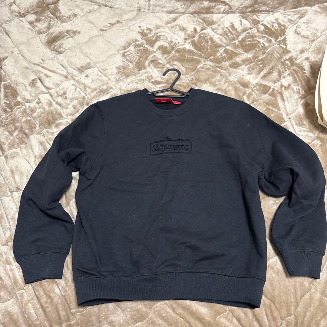 Supreme 黒 スウェット