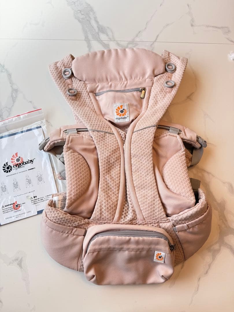 エルゴベビー オムニブリーズ メッシュ 抱っこ紐 ピンククォーツ