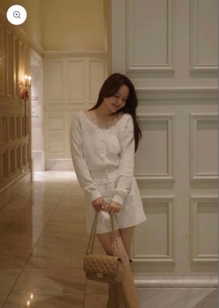 【新品】polaura レースフリルカーディガン poláura