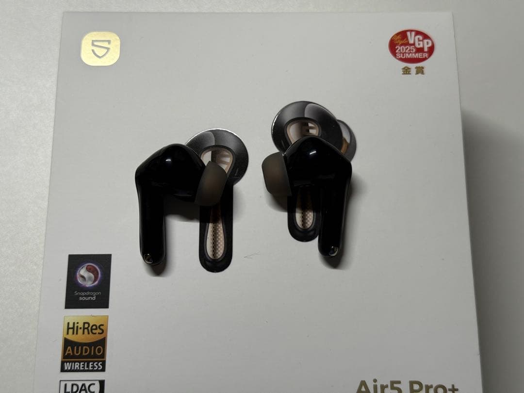 SOUNDPEATS Air5 Pro+ MEMS搭載ワイヤレスイヤホン
