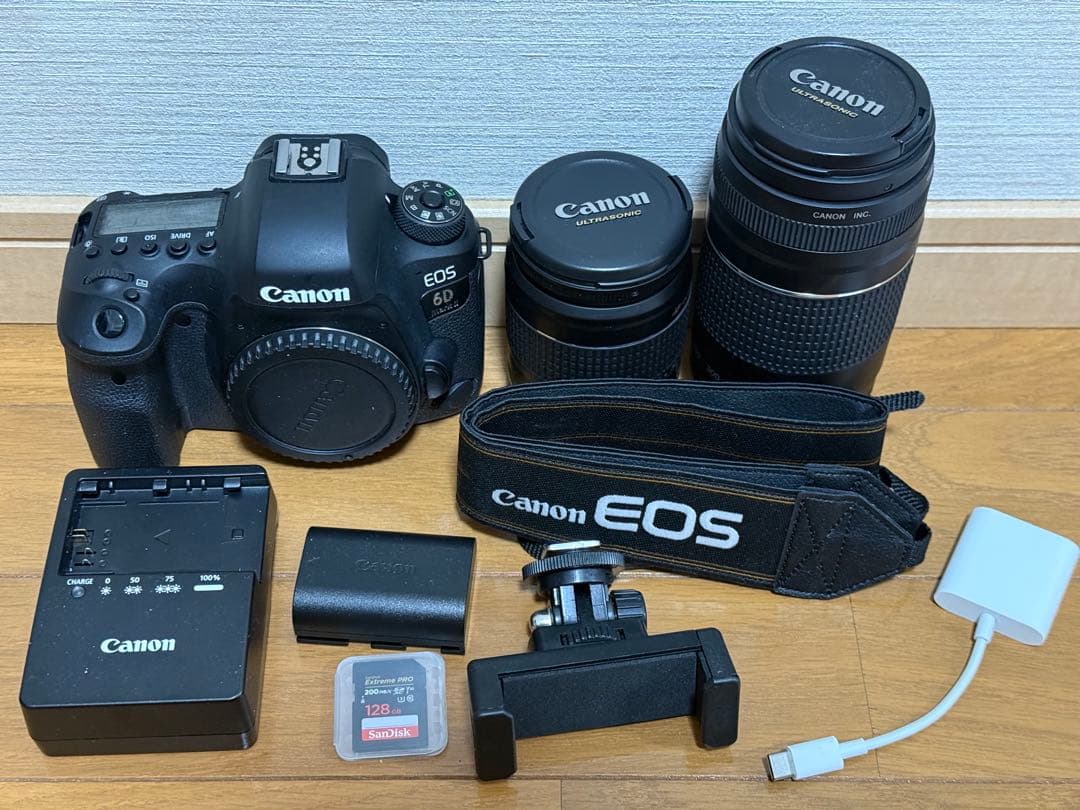 【値下げ中】Canon EOS 6DMark II デジタル一眼レフカメラセット