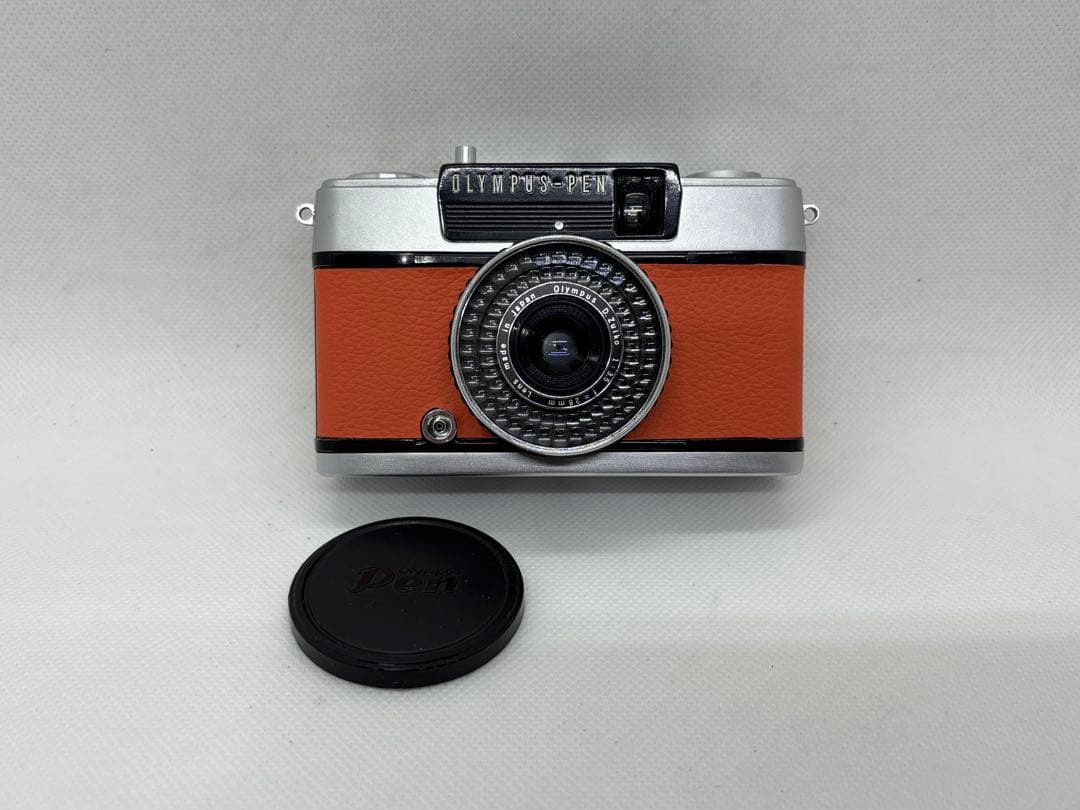 【極上級】OLYMPUS PEN EE-3 ハーフカメラ 人気のオレンジ