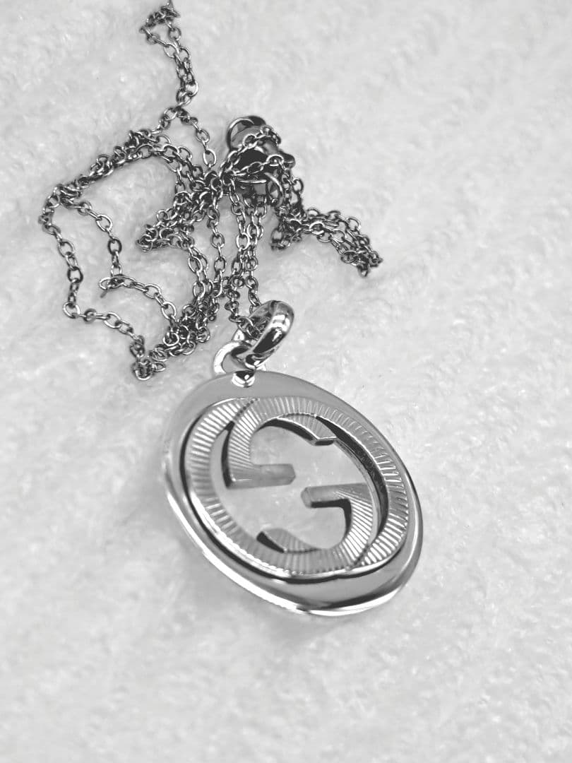 GUCCI インターロッキングGG ギョーシェSV925