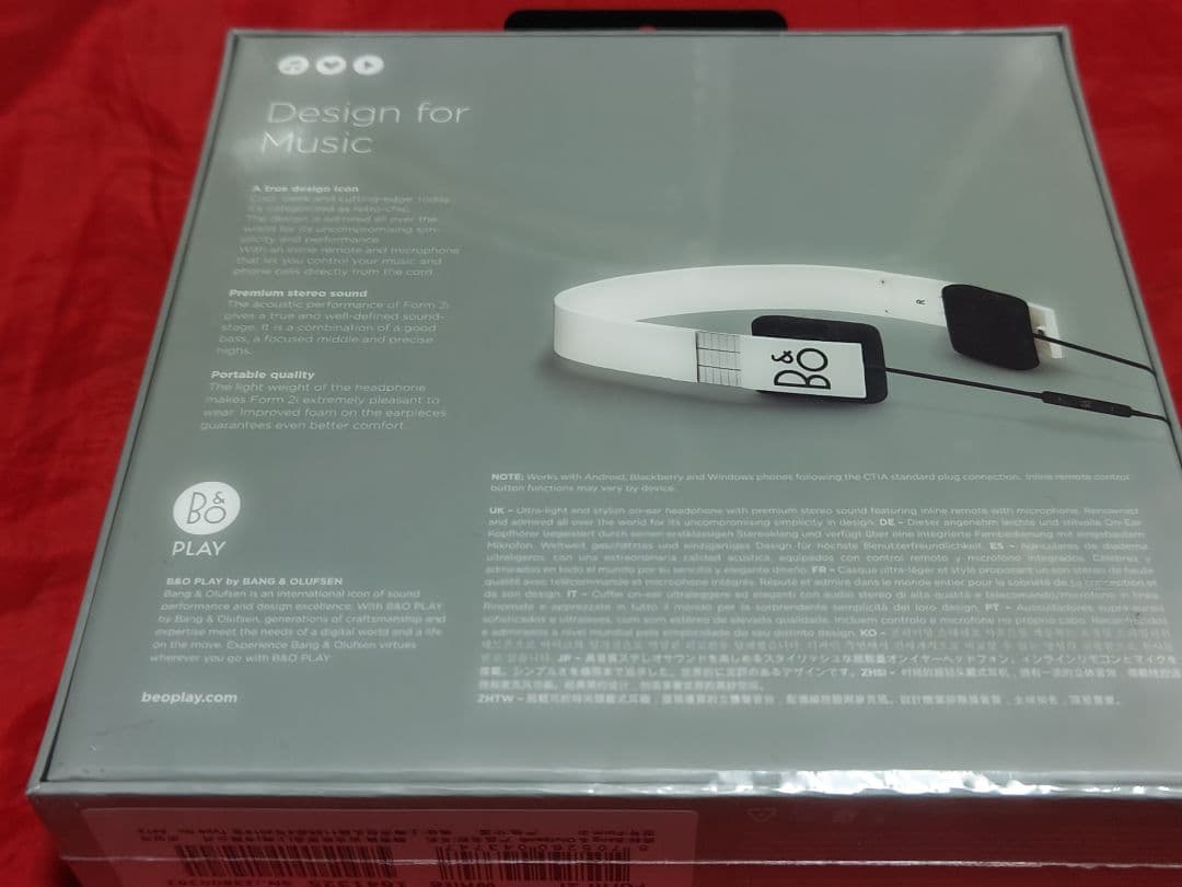 未開封新品 B&O Form 2i White 高級ヘッドホン 廃盤